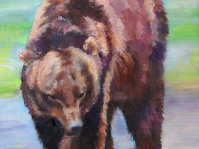 Grizzly Bear by Anne Block
