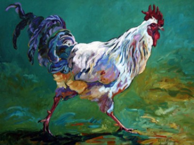 Rooster  X by Gail Dee Guirreri Maslyk
