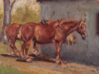 Suffolk Punches by Kelly  Wilkinson Coffin