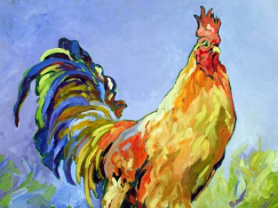 Rooster, XVII by Gail Dee Guirreri Maslyk