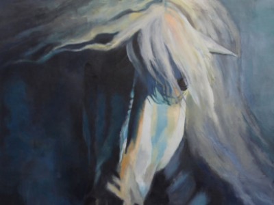 White Stallion by Kristin   Stashenko