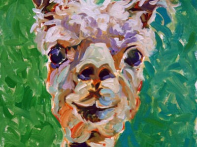 First Shear, Alpaca I by Gail Dee Guirreri Maslyk