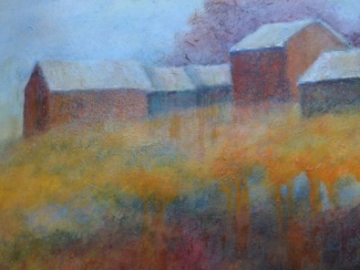 Barns on the Hill by Jill Garity