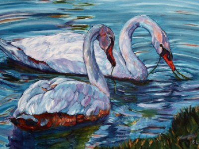 Swans, I by Sue Lyman