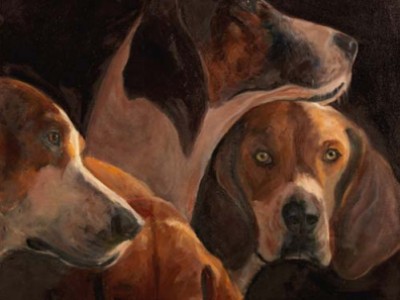 Four Hounds by Dolly Buswell