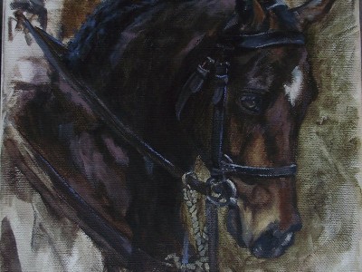 Cavalry Horse by Leslie Sorg