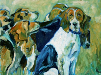 Moore County Hounds by Gail Dee Guirreri Maslyk