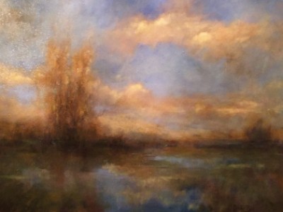Clouds Over The Marsh by Jill Garity