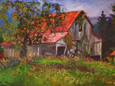 Lucy's Hay Barn, Cow Hill I by Gail Dee Guirreri Maslyk