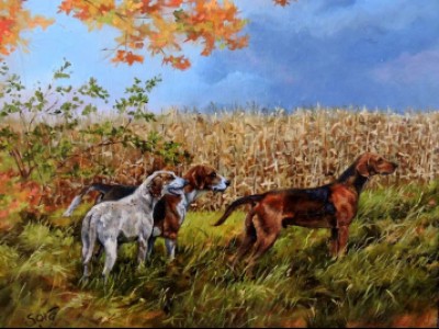 October Hounds by Leslie Sorg