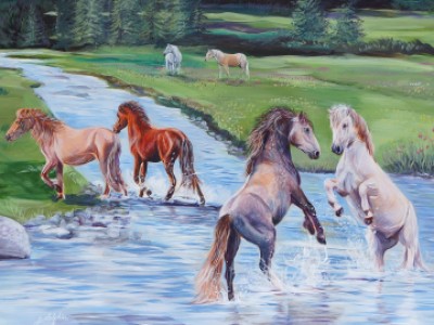 River Valley Horses by Gail   Dolphin