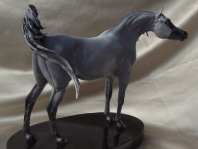 Halim Cyril 'Gentle Master' - hand detailed Dove Gray Body by Tabatha Pack