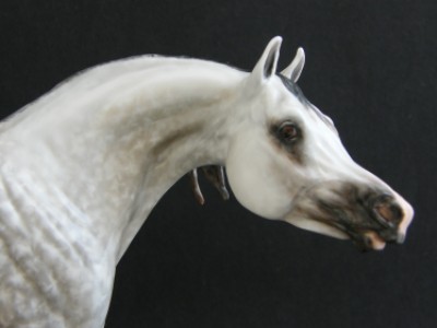 Halim Cyril 'Gentle Master' Fine Bone China Star Dapple Gray Detail by Tabatha Pack