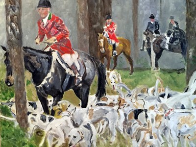 Live Oak Hounds by Denise   Boineau