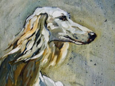 Saluki Hound by Gail Dee Guirreri Maslyk