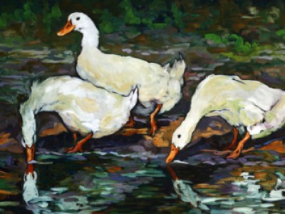 Ducks in the Afternoon, II by Gail Dee Guirreri Maslyk