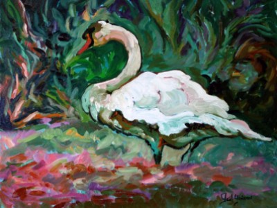 Blackthorne Swan, I by Gail Dee Guirreri Maslyk