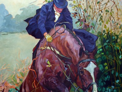 Meath Hunting Sidesaddle, I by Gail Dee Guirreri Maslyk
