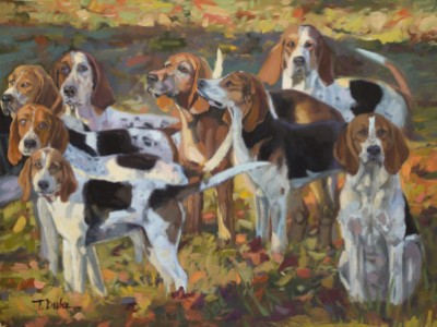 The Middleburg Hounds by Teresa Duke