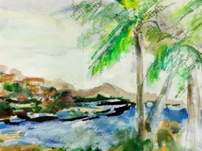 Jamaica Palm Tree, II by Barbara A. Sharp